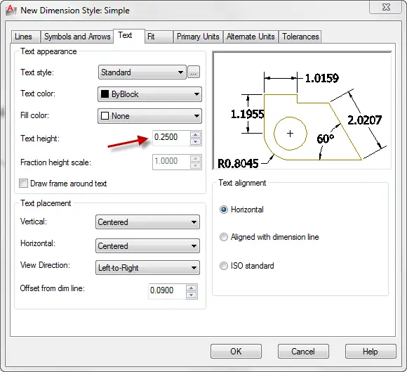 autocad_tips-text-style-for dimension-3