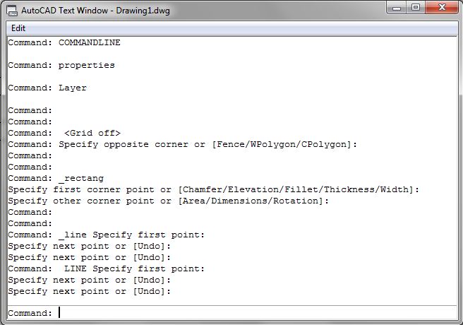 AutoCAD tips: Command line