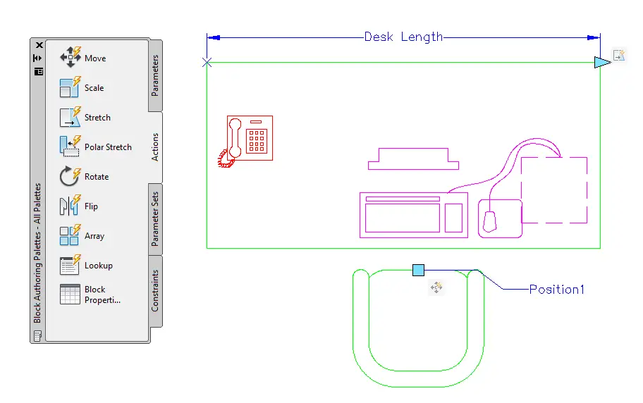 autocad update block