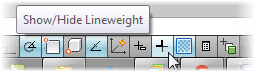 AutoCAD toggle lineweights