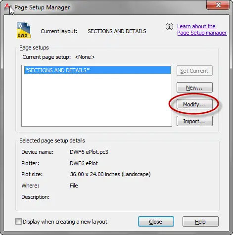 autocad plot style manager command