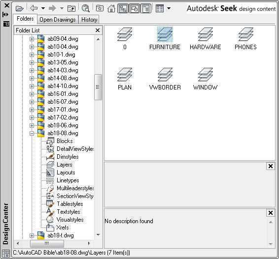 where is design center in autocad 2012