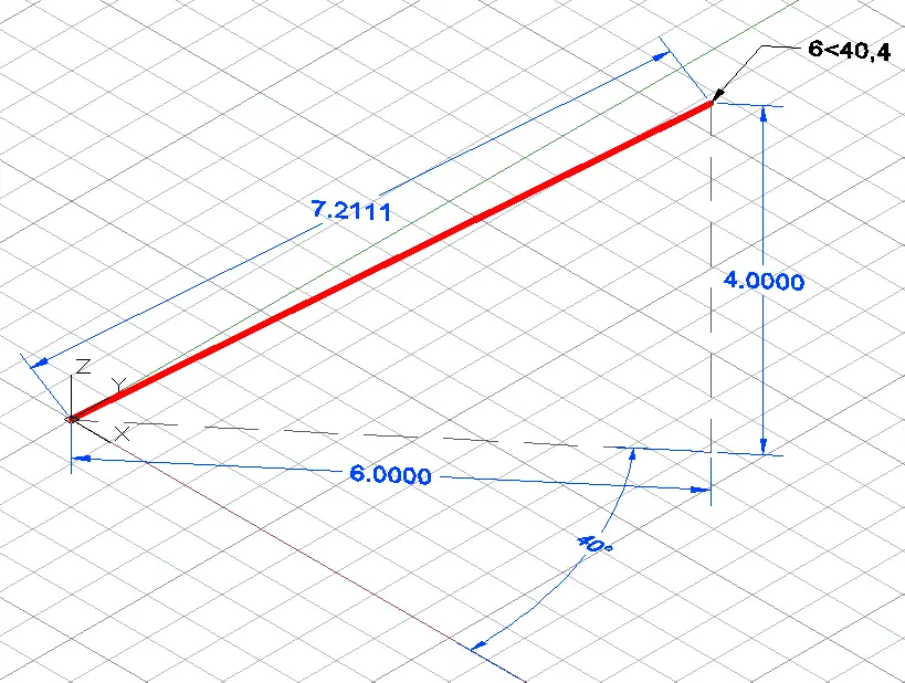 Use cylindrical coordinates in 3D AutoCAD drawings 