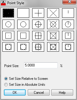 Choose A Useful Point Style In Autocad Autocad Tips Blog