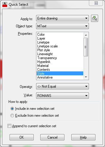 autocad text style simplex backslash