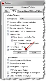 how to change cursor color in autocad