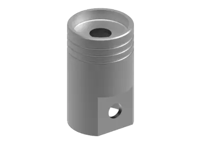 3D AutoCAD Tutorial: Create a 3D piston - All About CAD