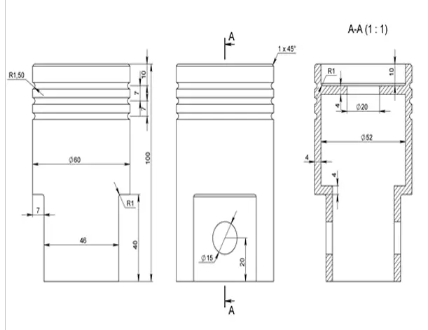 3d Autocad Tutorial Create A 3d Piston Autocad Tips Blog