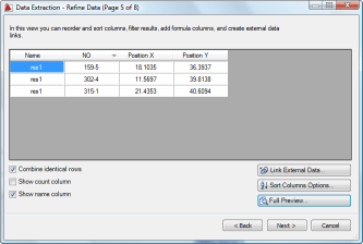 Refine Data - extract attributes in AutoCAD