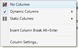 AutoCAD text columns