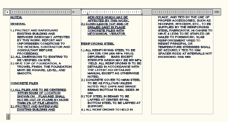 AutoCAD text columns