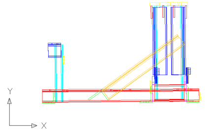 AutoCAD plan view for the new UCS